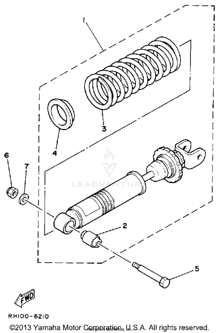 Rear Shocks Schematic