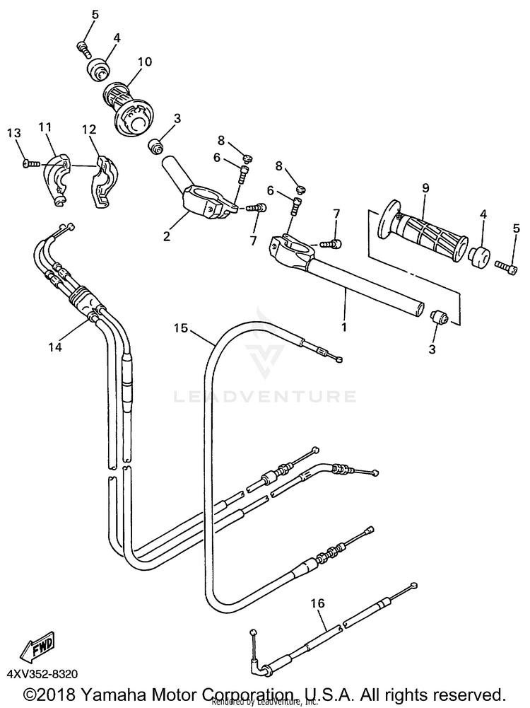 Steering Handle Cable Schematic