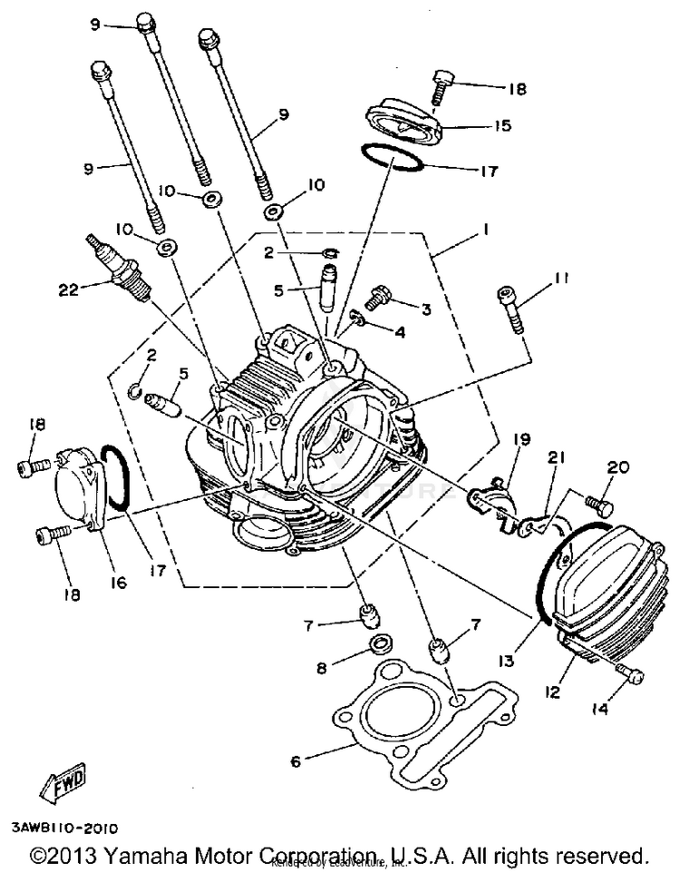 Cylinder Head Schematic