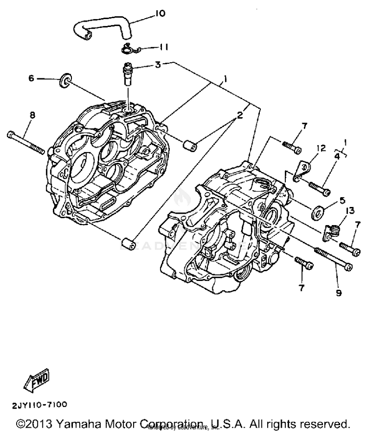 Crankcase Schematic