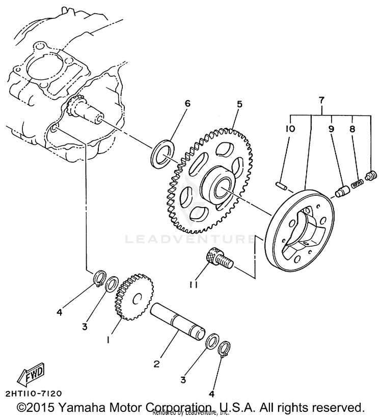 Starter Clutch Schematic