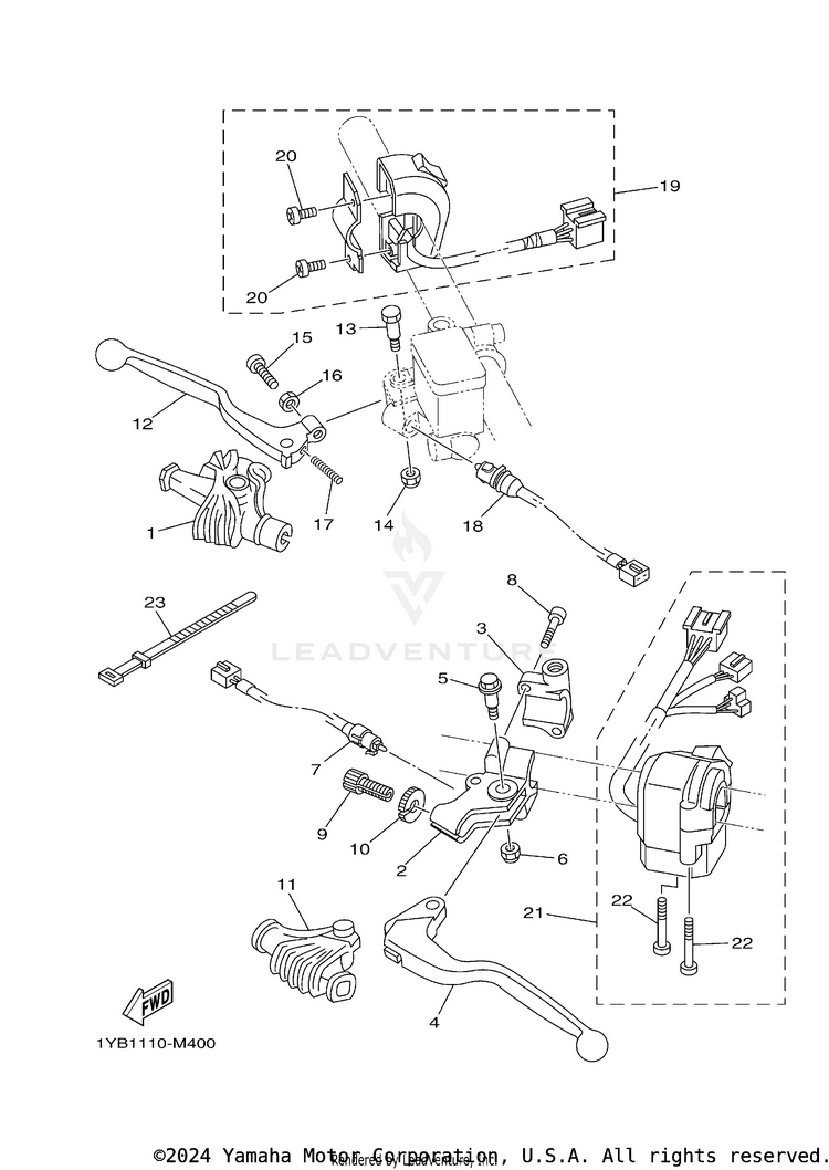 Handle Switch & Lever Schematic