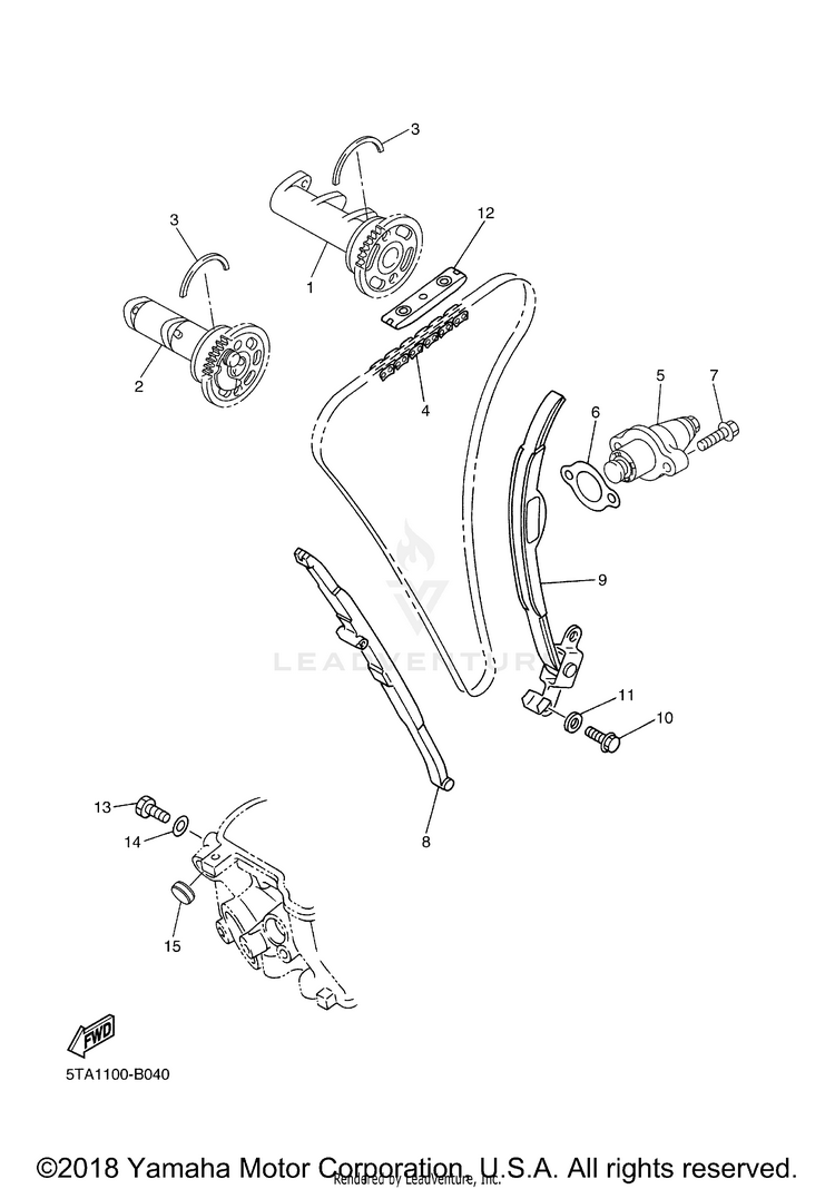 Camshaft Chain Schematic