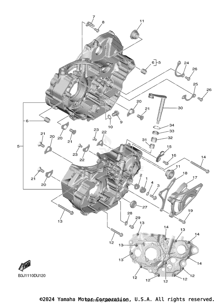 Crankcase Schematic