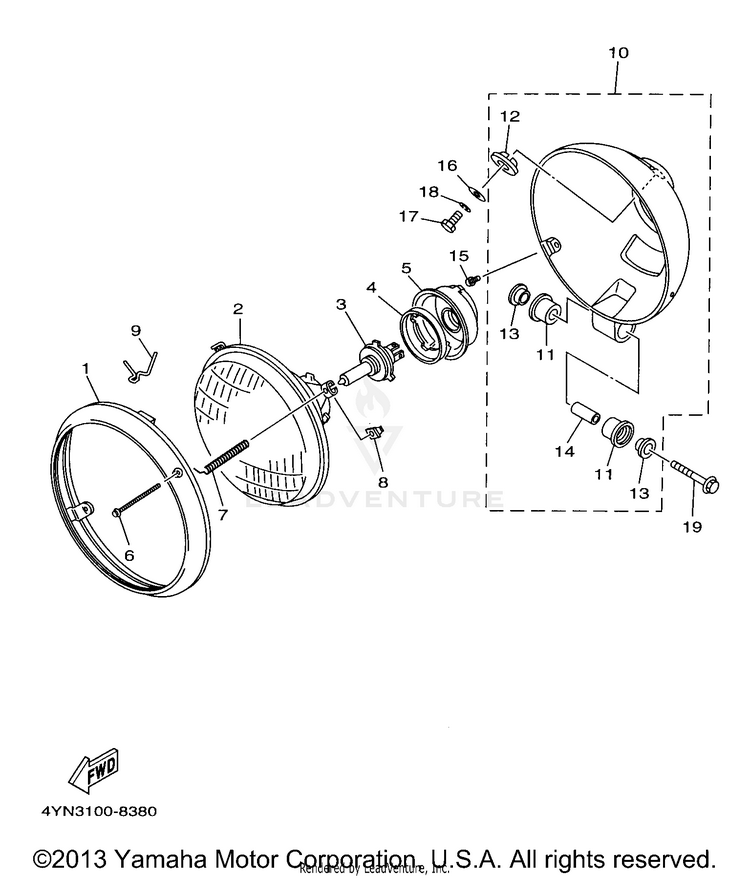 Headlight Schematic