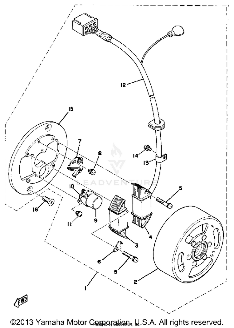 Flywheel Magneto Schematic