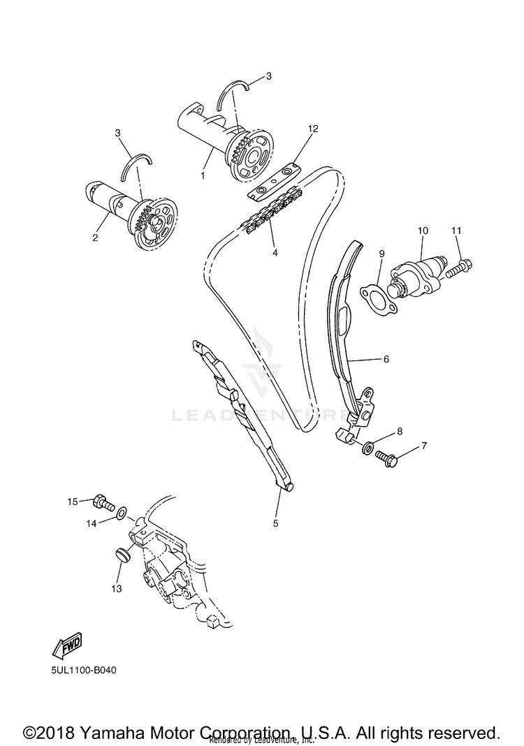Camshaft Chain Schematic