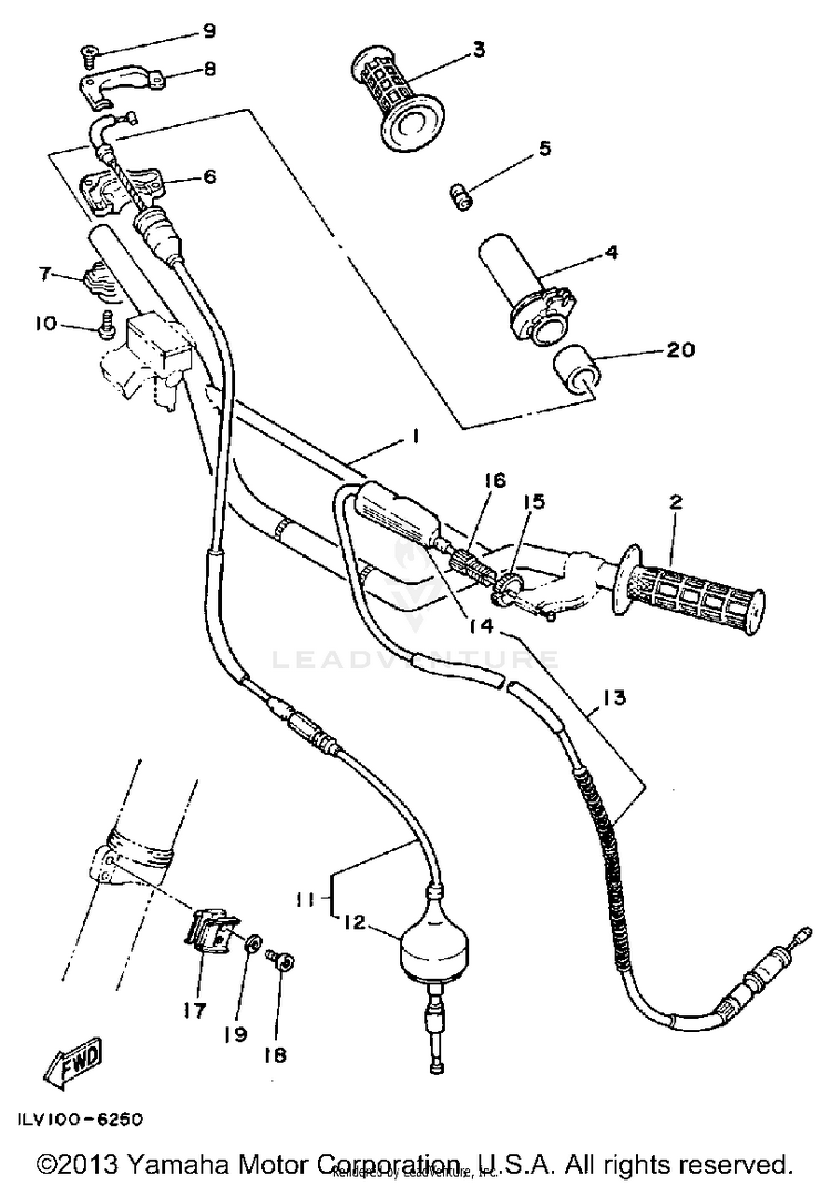 Handlebar-Cable Schematic
