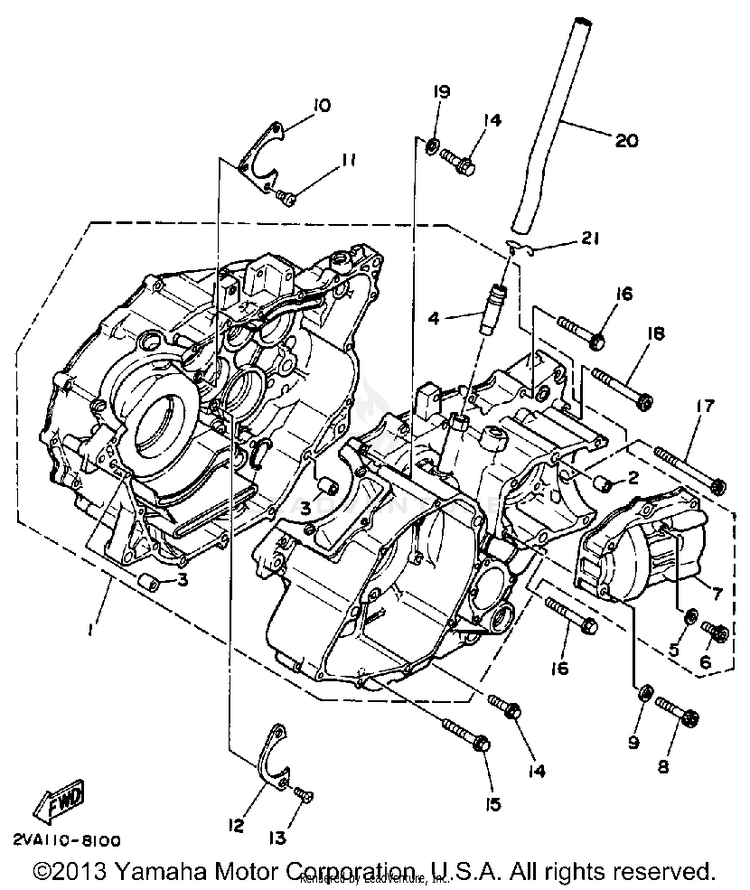 Crankcase Schematic