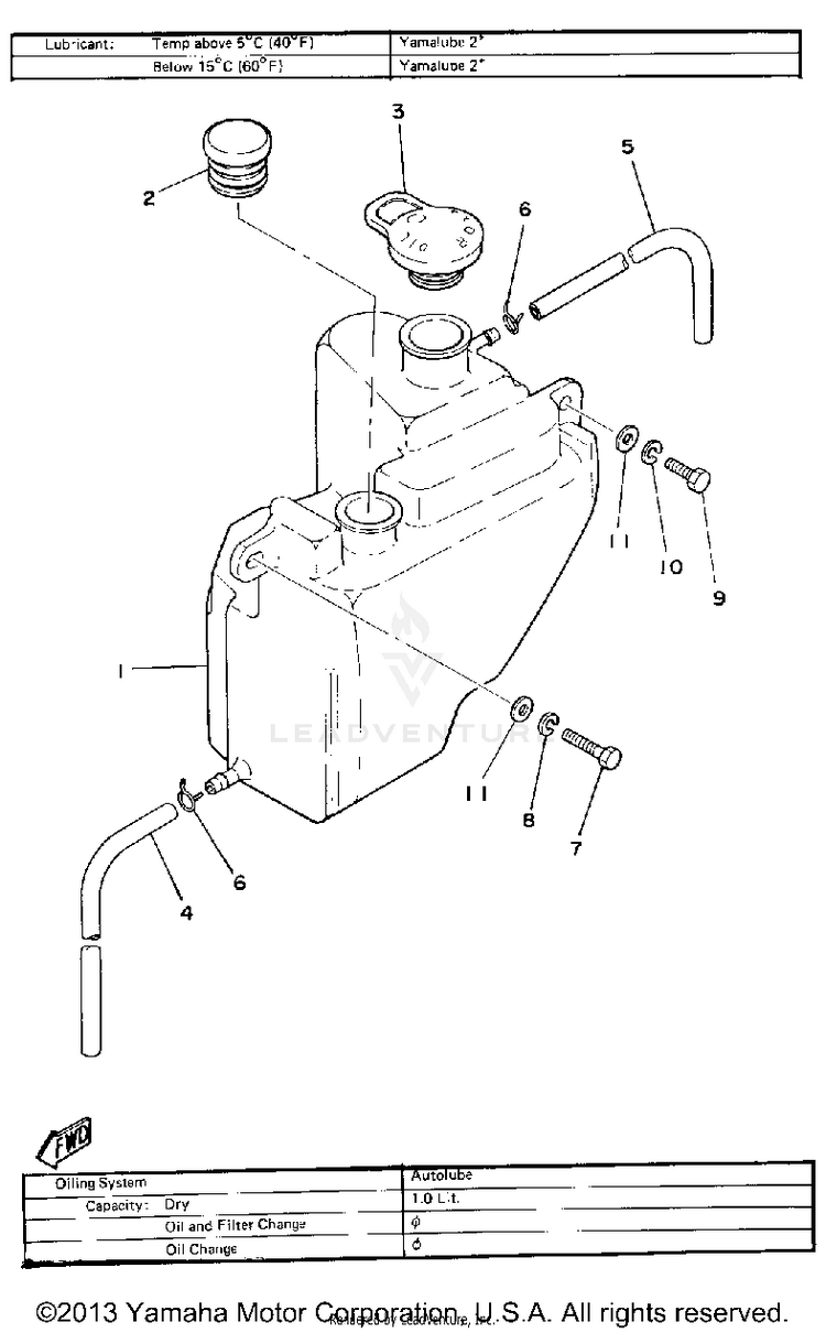 Oil Tank Schematic
