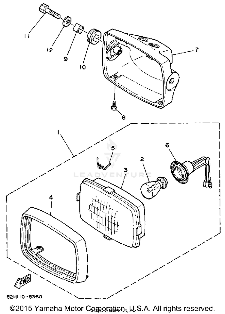 Headlight Schematic