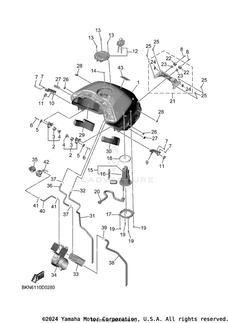 Fuel Tank Schematic