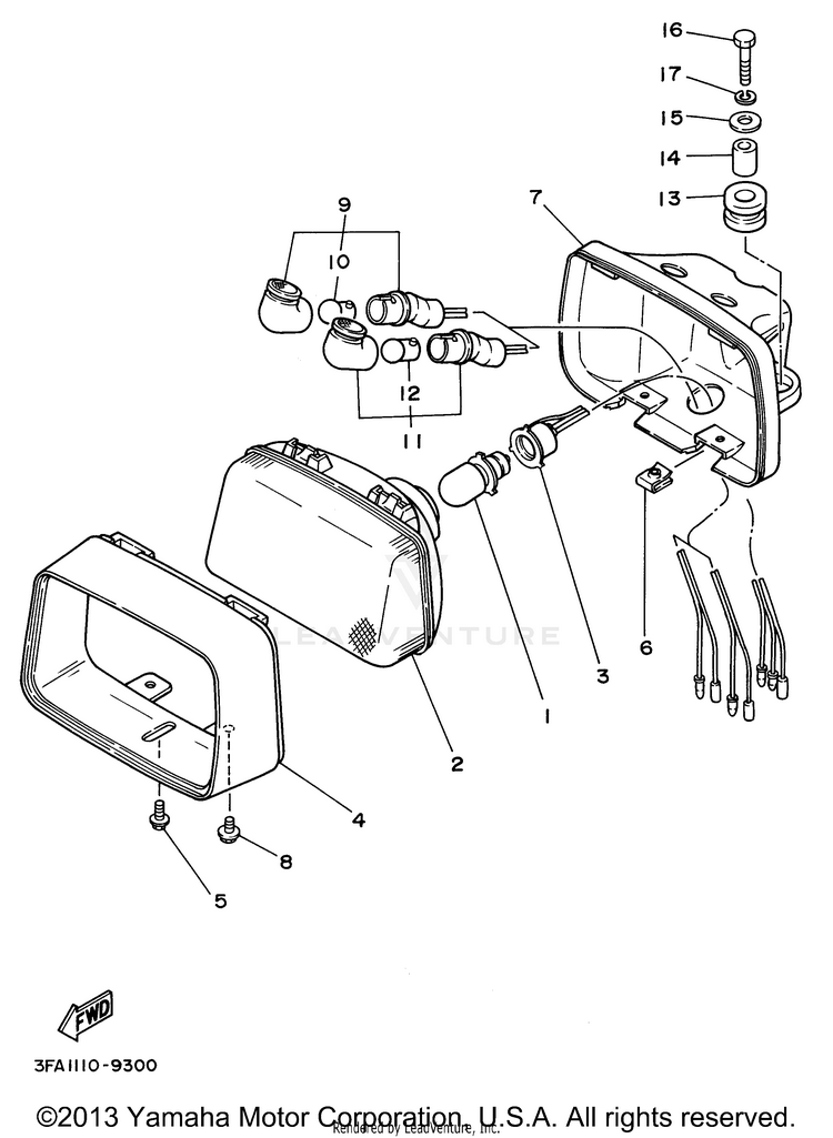 Headlight Schematic