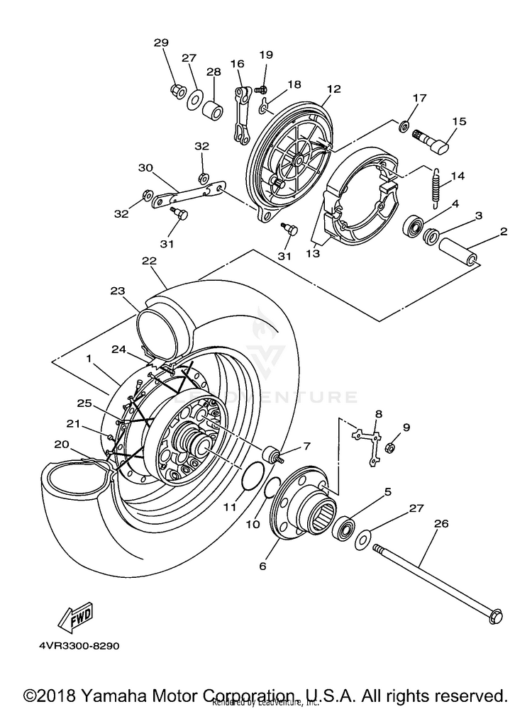 Rear Wheel Schematic