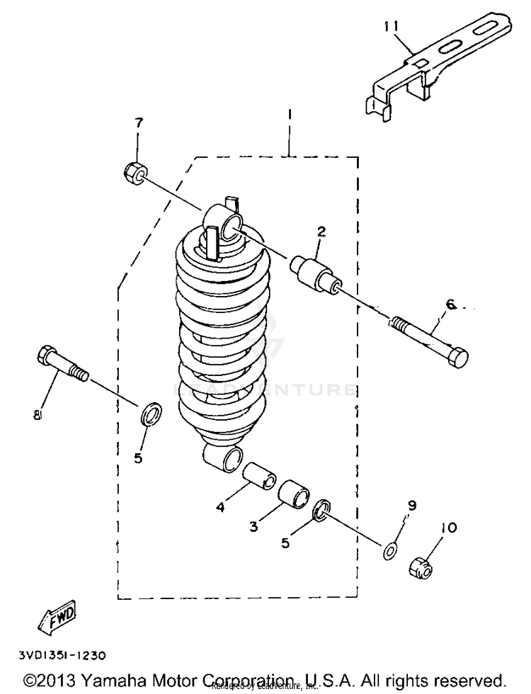 Rear Shocks Schematic