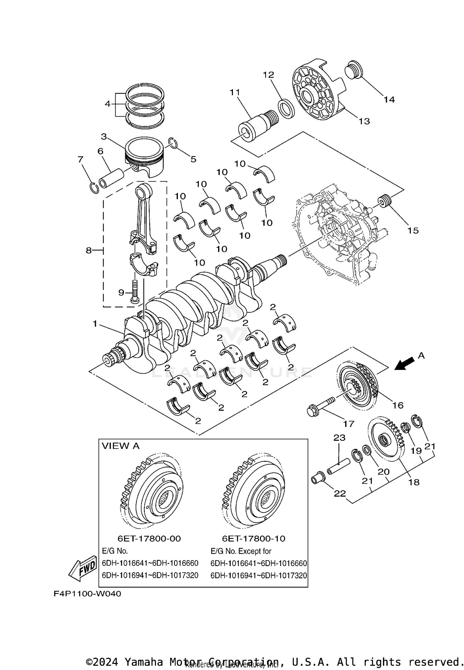 CRANKSHAFT & PISTON