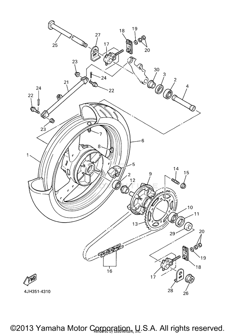 Rear Wheel Schematic
