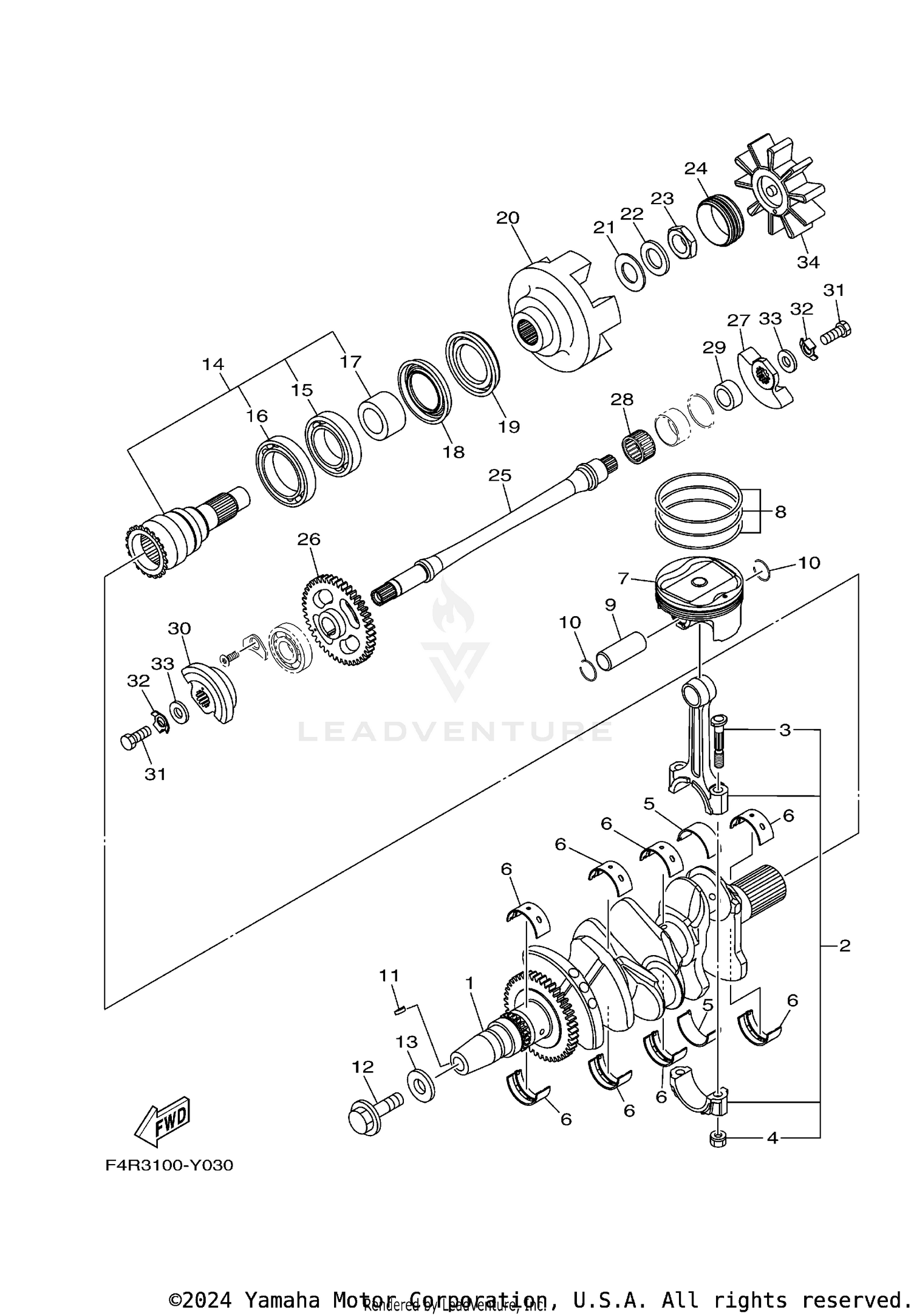 CRANKSHAFT & PISTON
