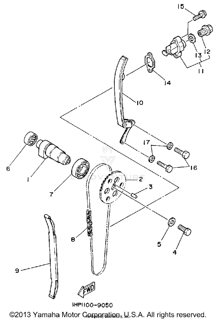 Camshaft-Chain Schematic