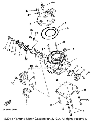 Cylinder Head Schematic