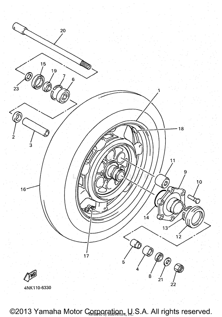 Rear Wheel Schematic