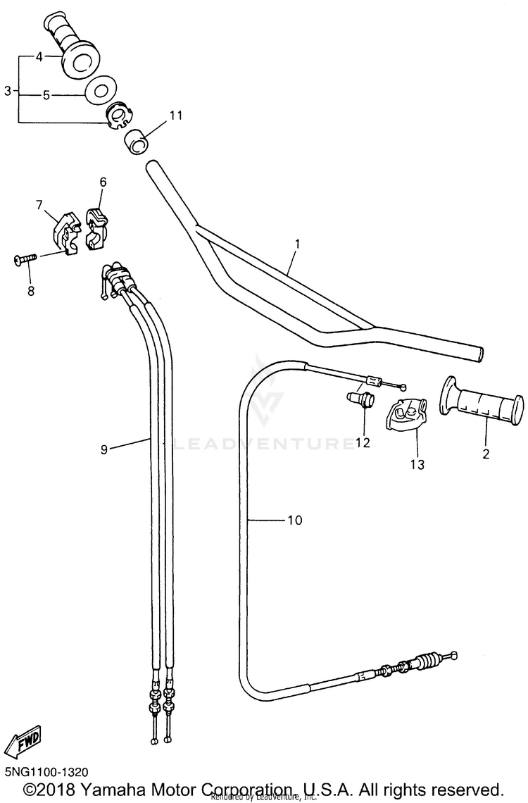 Steering Handle Cable Schematic