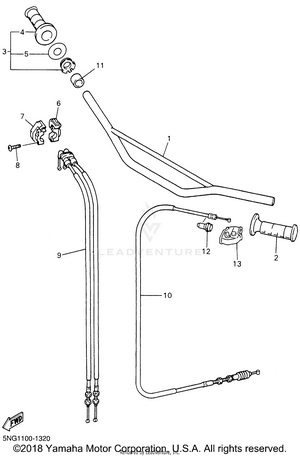 Steering Handle Cable Schematic