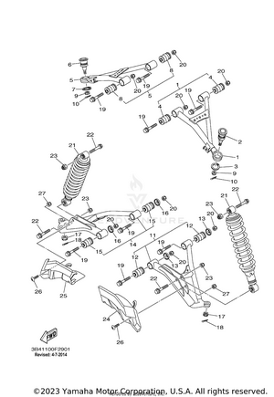 Front Suspension Wheel Schematic