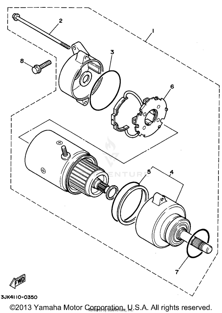Starting Motor Schematic