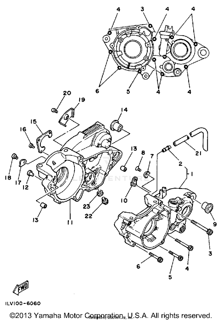 Crankcase Schematic