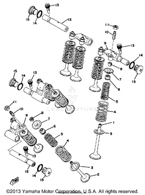 Valve - Rocker Arm Schematic