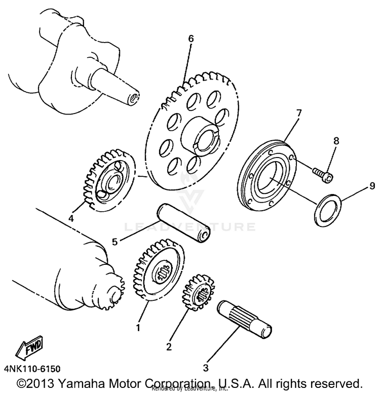 Starter Clutch Schematic
