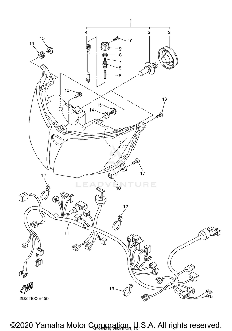 Headlight Schematic