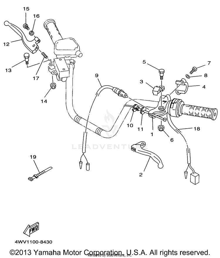 Handle Switch Lever Schematic