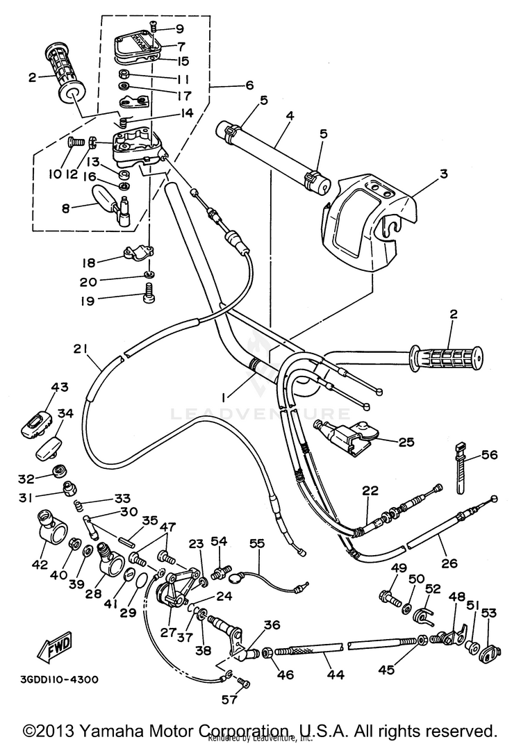 Steering Handle Cable Schematic