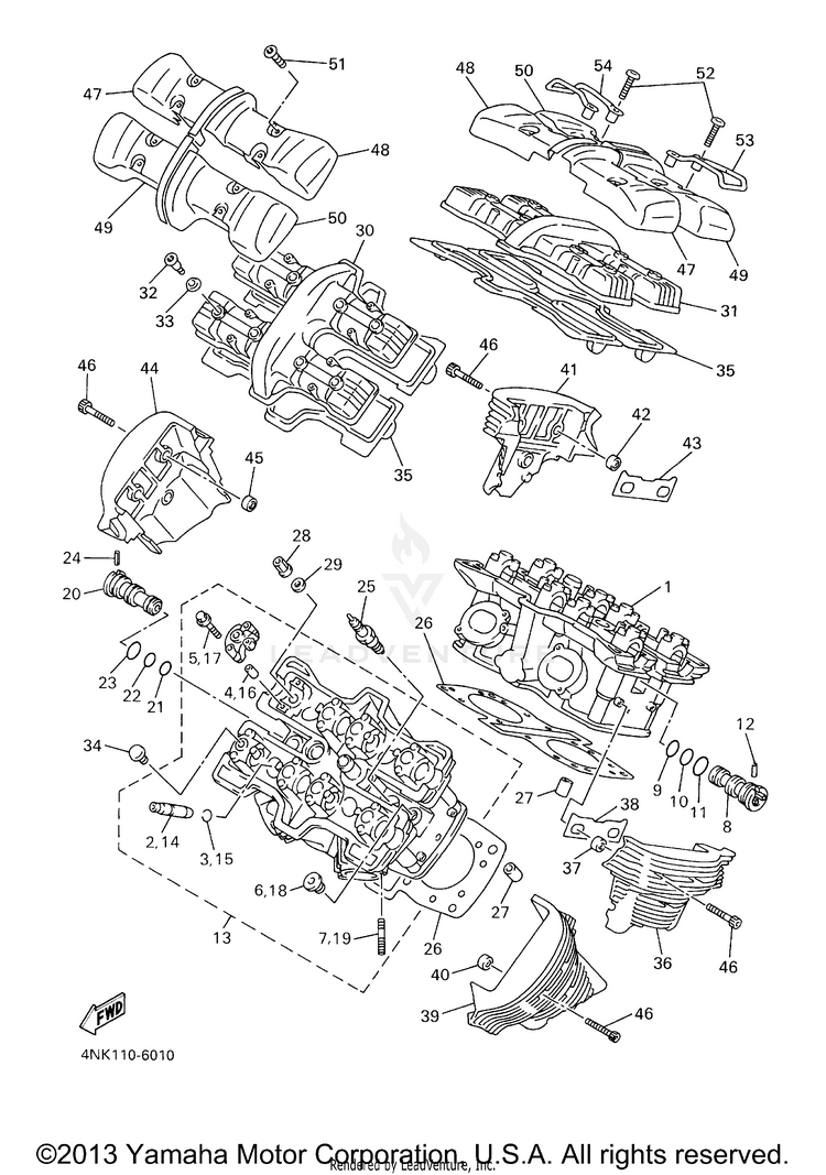 Cylinder Head Schematic