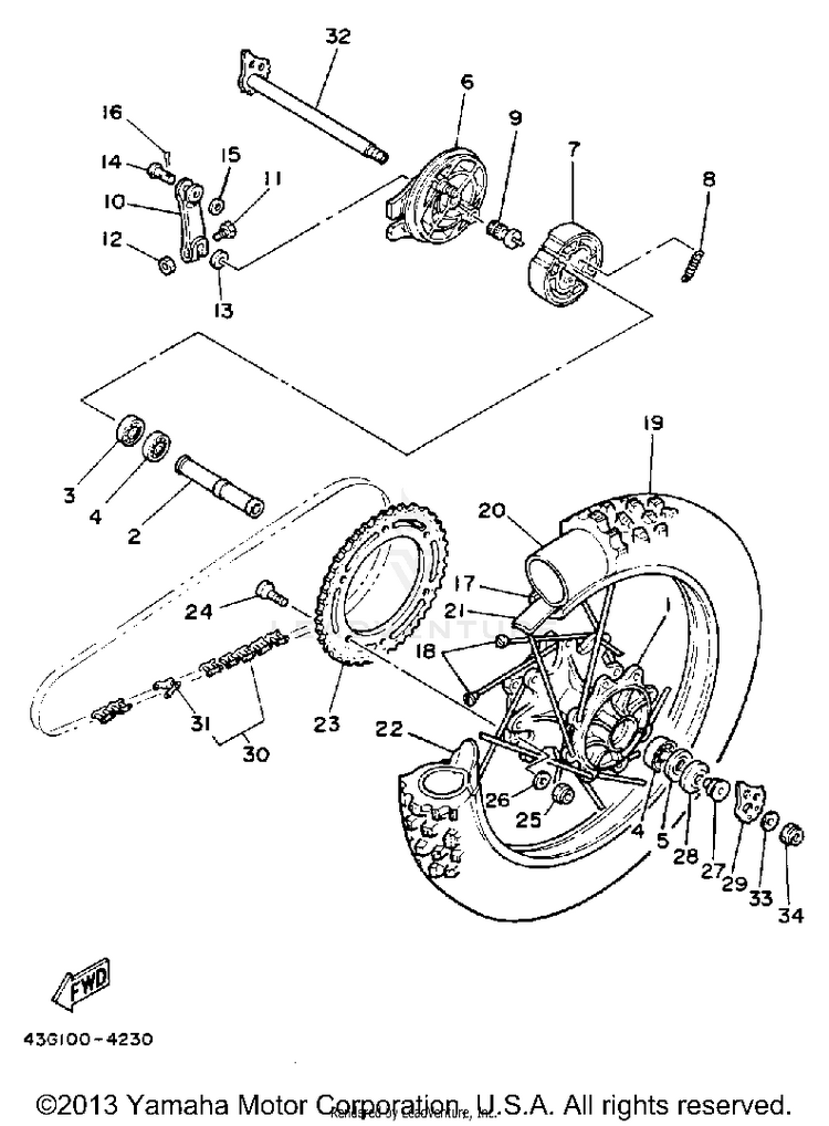 Rear Wheel Schematic