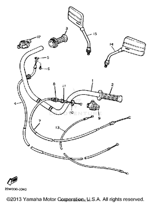 Handlebar Cable Schematic