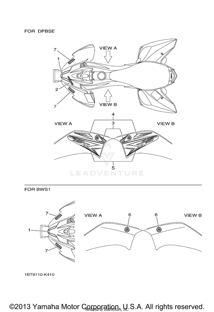 Graphics RAPTOR 250 - YFM25RAL - 2011 Schematic