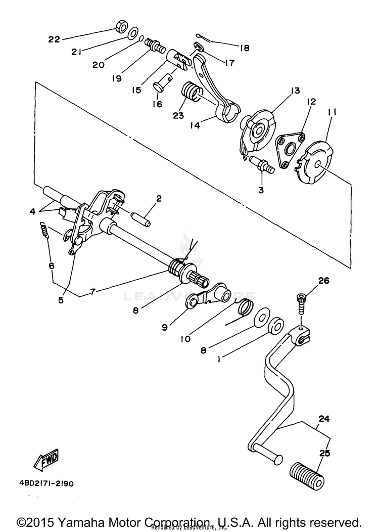 Shift Shaft Schematic