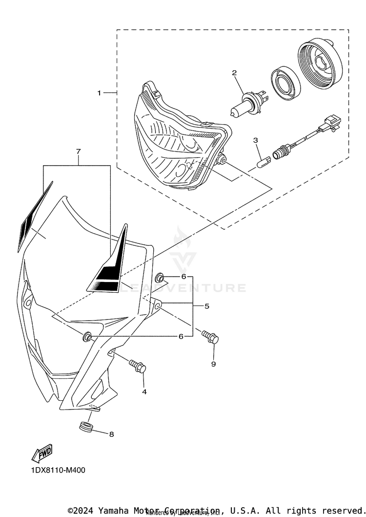 Headlight Schematic