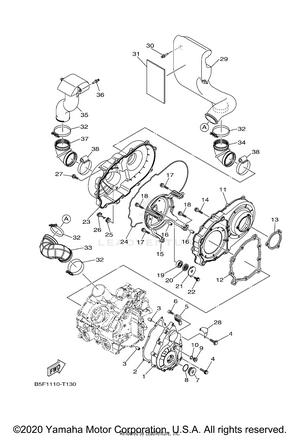 Crankcase Cover 1 Schematic