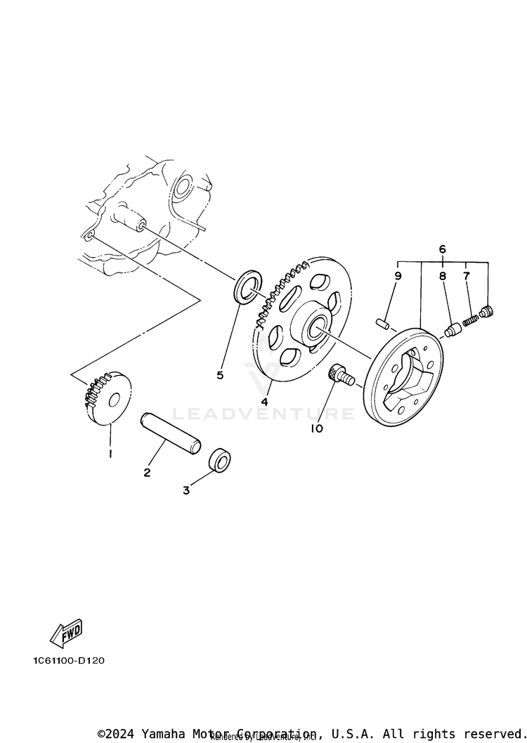 Starter Clutch Schematic