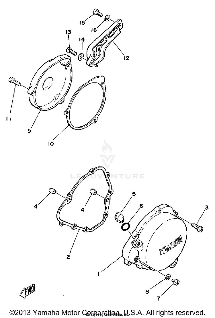 Crankcase Cover Schematic