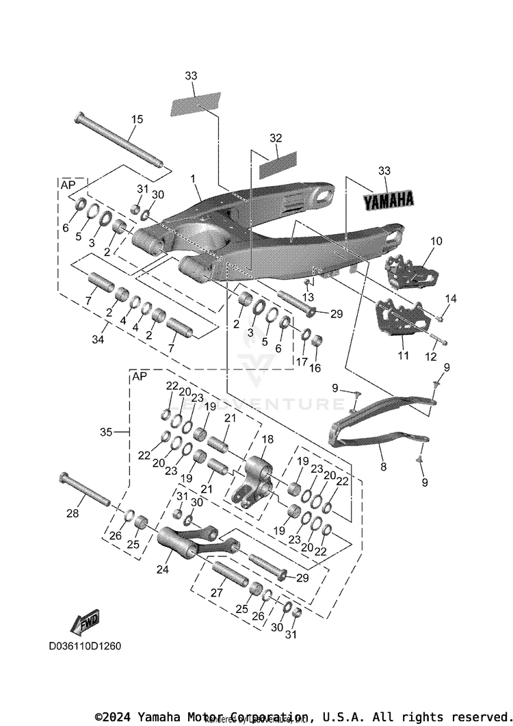 Rear Arm Schematic