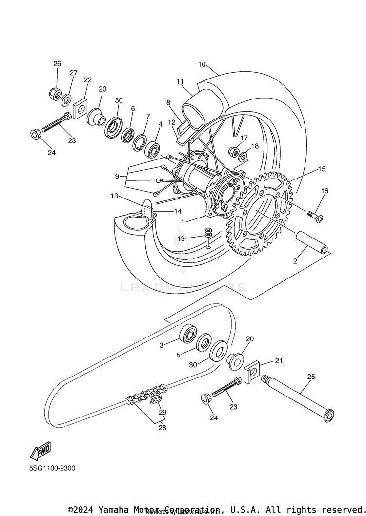 Rear Wheel Schematic