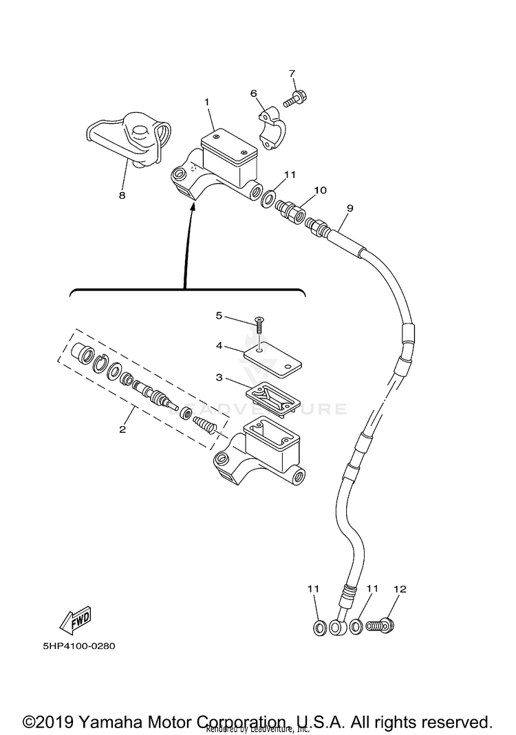 Front Master Cylinder Lex 19c3 Schematic