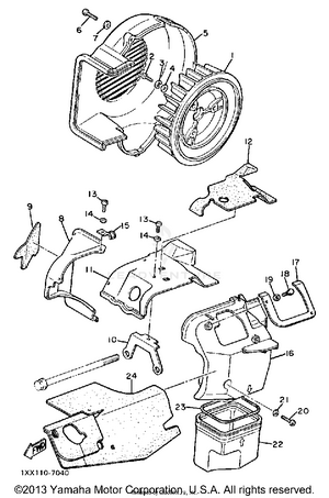 Air Shroud Fan Schematic