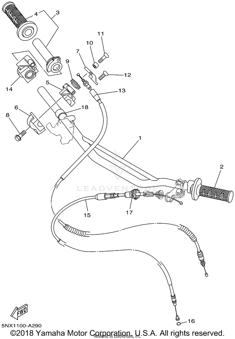 Steering Handle Cable Schematic