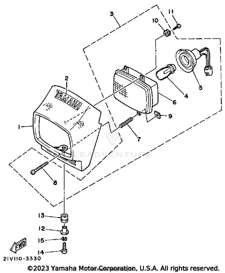 Headlight Schematic